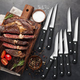 3 x Brand New HaWare 8 Piece Steak Knife Set - RRP €61.2