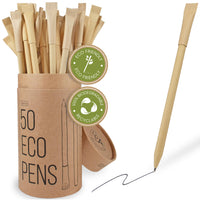 1 x RAW Customer Returns Agile Home and Garden Ecological pens Ecological and sustainable gifts - Set of recycled paper pens, Ecological products, Pack of 24 ecological pens - RRP €11.68