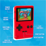 1 x RAW Customer Returns Silvergear Mini Handheld Game Console Portable, Analogue, Retro Console with 240 Classic Video Games Arcade Console for Children and Adults Red - RRP €23.93