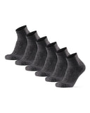 1 x RAW Customer Returns DANISH ENDURANCE 3 Short Trekking Socks in Merino Wool Blend, Anti-Blister, Breathable, for Men and Women, Grey, 35-38 - RRP €30.38