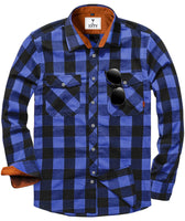 1 x Brand New IGEEKWELL Men s Checked Shirt Long Sleeve Casual Flannel Shirt with Chest Pocket Button Down Lumberjack Check Shirt with Hood 3 Set - RRP €95.35