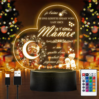 27 x Brand New Niaetuto Grandma Gift, Christmas Gift for Grandma, Acrylic LED Night Light, Personalized Grandma Gift, USB Rechargeable Personalized Lamp, Bedroom Living Room Rocker - RRP €582.93