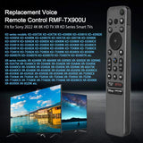 1 x RAW Customer Returns RMF-TX900U Replacement for Sony Bravia TV Voice Remote Control, Compatible with Sony 2022 Smart 4K 8K HD TV XR KD Series, with 4 Shortcut Buttons - RRP €22.18