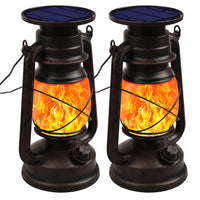 1 x RAW Customer Returns Shinmax Vintage Solar Lantern for Outdoor Hanging Solar Lantern Retro Design Solar Lamps Outdoor LED Storm Light Solar Lights IP65 Waterproof Garden Decoration with Flame Effect for Garden, Camping - RRP €38.3