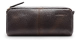 1 x RAW Customer Returns LEABAGS leather pencil case I Large genuine leather pencil case I Pencil case for work, university, school I Pencil case I Pen case I Leather pencil case I Copper - RRP €23.95