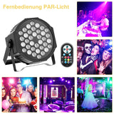 1 x RAW Customer Returns U King Pack of 4 LED Par Spotlights 36 LED Stage Light Party Light RGB DMX512 with Remote Control, Disco Light Spotlight Lighting Moving Head for Stage DJ Party Show Bar Halloween Christmas - RRP €97.99