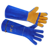 3 x RAW Customer Returns DLY Bite Resistant Animal Handling Gloves, Anti-Bite Work Gloves for Welding, Grooming, Handling Dog Cat Bird Snake Parrot Lizard Reptile 17.7 INCH 45CM  - RRP €72.42