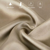 1 x RAW Customer Returns Silk pillowcase 40x60, Ravmix silk pillowcases, for hair and skin, with hidden zipper, both sides silk, mulberry silk pillowcase 40x60, 1 piece, taupe - RRP €18.85