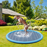 8 x Brand New Refreshing Splash Sprinkler for Dogs - 170cm Dog Pool for Large Water Toys - Dog Water Play Mat Pool Fountain Splash Pad - RRP €177.44