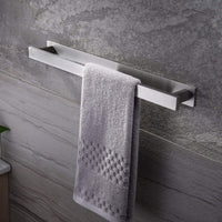 1 x RAW Customer Returns ZUNTO towel holder, stainless steel self-adhesive bathroom towel rail kitchen towel holder - RRP €25.56