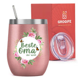 36 x Brand New Grogife Gifts for Grandma from Granddaughter Grandchildren Mother s Day - Best Grandma in the World Thermo Mug, Mother s Day Gifts for Grandma, Birthday Gift for Grandma Grandmother, Coffee Mug to go Wine Mug 350ml - RRP €647.64