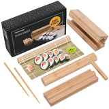 1 x RAW Customer Returns Toys4Boys Sushi Maker Set-Sushi Set to make yourself - Sushi Roller Bazooka -Sushi Kit -Bamboo Mat Rolling Mat Sushi Machine-100 Bamboo - RRP €37.85