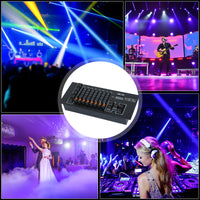 1 x RAW Customer Returns DMX Controller, 40 CH DMX 512 DJ Controller with Built-in Battery, DMX Mixer for Stage Lighting, DJs, Moving Heads, Bars, Discos, Live Shows, Parties - RRP €55.99