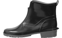 1 x RAW Customer Returns Ladeheid Women s Short Waterproof Wellington Boots Elegant and Comfortable LA-930 Black, 39 EU  - RRP €20.16