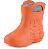 1 x RAW Customer Returns Ladeheid Eva Children s Boys Girls Rubber Boots Rain Shoes Lined LA-CA-03 Orange Grey, 24 25 EU  - RRP €24.19