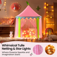 1 x RAW Customer Returns Tiny Land Children s Indoor Tent with Star Lights Carry Bag, Children s Tent Girls, Children s Indoor Play Tent, Children s Tents for Rooms - RRP €40.58