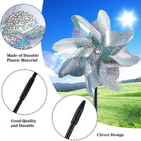 4 x Brand New Bird Repellent Pinwheels,10PCS Reflective Windmill,Reflective Bird Repellent,Bird Repellent Pinwheels,Scare Birds,Bird Repellent,Bird Control - RRP €91.2