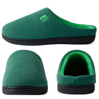 1 x RAW Customer Returns RockDove Men s Original Two-Tone Memory Foam Slippers, 42 43 EU, Forest Green - RRP €22.99