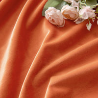 1 x RAW Customer Returns MIULEE Orange Yellow Velvet Curtain with Eyelets, Beautiful Soft Velvet Curtains Short for Bedroom Living Room, 2 Pack Velvet Curtains Short Opaque Each 160 cm Long, Thick Velvet Thermal Curtain Winter - RRP €42.0