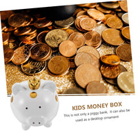 1 x RAW Customer Returns Levemolo Crown Piggy Bank Kids Piggy Bank For Boys Vintage Decor Ceramic Piggy Bank Funny Piggy Bank Novelty Coin Banks Piggy Bank Small Piggy Bank - RRP €19.86