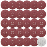 1 x RAW Customer Returns STEBRUAM 225mm Sanding Discs, 30 Pieces 40 Grit Sanding Discs 225mm 8 Holes Self-Adhesive Abrasive Paper Sandpaper Abrasive Sandpapers with for Long Neck Sanders - RRP €23.59