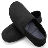 1 x Brand New KOWAYI Slippers Women Men Slip On Closed Slippers Hut Shoes Non-Slip Memory Foam Slippers Unisex Indoor Outdoor-HEISE-46 47 - RRP €23.18