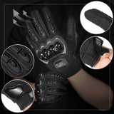 1 x RAW Customer Returns COFIT Motorcycle Gloves, Finger Touch Screen, Motorcycle Racing Gloves, Quad ATV Riding, Climbing, Hiking and Other Outdoor Sports - Black XL - RRP €18.99