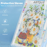 1 x RAW Customer Returns ARTDOT Diamond Painting Picture Album, Diamond Painting Folder with Handle, Display Book in A3 for Storing Diamond Painting Pictures, With 30 Transparent Pockets Holds 60 Sheets - RRP €15.74