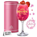 1 x RAW Customer Returns Kies GIFT Wine Glass Gifts For Best Mom Personalized Gifts Mamma Mia Gifts For Women Mug With Saying Mother s Day Gift Mom Funny Gifts For Women Mug Personalized Mother - RRP €14.02