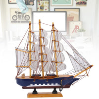 1 x RAW Customer Returns Mediterranean Style Model Ship, Wooden Ship, Wooden Ship Models, Sailboat Decoration, Mini Mayflower Ship Model, Collectible - RRP €37.04