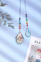 5 x Brand New CrystalTears Crystal Prism Suncatcher 2 Pieces Drop Pendant with Colorful Glass Beads Glass Window Decoration Hanging Ornament for Lamp Garden Party Wedding - RRP €102.0