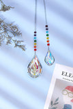 5 x Brand New CrystalTears Crystal Prism Suncatcher 2 Pieces Drop Pendant with Colorful Glass Beads Glass Window Decoration Hanging Ornament for Lamp Garden Party Wedding - RRP €102.0