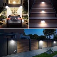 1 x RAW Customer Returns Peasur Solar Lights for Outdoors with Motion Sensor, 3 Pack 138 LED Solar Lamp Outdoor 180 Super Bright Solar Light with Motion Sensor Security Wall Light 3 Modes IP65 Waterproof Wall Light Garden - RRP €23.99