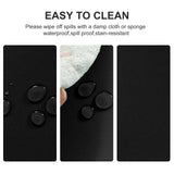 1 x RAW Customer Returns DWCN 2 Pack Black Tablecloth Stain Resistant Washable Table Linen Water Repellent Tablecloth for Dining Room, Garden, Party, Weddings or Household, 140x240cm - RRP €34.27