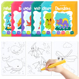 1 x RAW Customer Returns THE TWIDDLERS - 24 mini coloring books for children - dinosaurs, farm sea animals - party favors, guest gifts for children s birthdays weddings - RRP €14.99