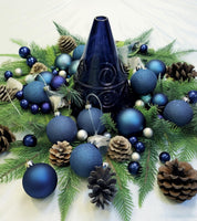 1 x RAW Customer Returns Christmas Baubles, 36 Pcs Navy Blue Christmas Baubles, Christmas Decorations, Christmas Tree Decorations, Blue Baubles, Baubles for Christmas, Festive Holidays, Home, Tree Decorations - RRP €22.18