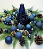 1 x RAW Customer Returns Christmas Baubles, 36 Pcs Navy Blue Christmas Baubles, Christmas Decorations, Christmas Tree Decorations, Blue Baubles, Baubles for Christmas, Festive Holidays, Home, Tree Decorations - RRP €22.18