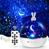 1 x RAW Customer Returns Night light, night light starry sky projector children with 15 films, night light children s night light baby, music box baby girl, Bluetooth bedside lamp children s lamp children s room decoration, baby gift girl - RRP €24.71