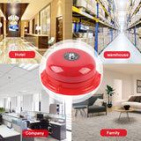 1 x RAW Customer Returns Fire protection bell 100db, 4 inch bell loud fire bell electric doorbell fire alarm bell, for school fire alarm emergency evacuation factory workshop 12V  - RRP €22.19