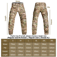 1 x RAW Customer Returns VOTAGOO Tactical Pants Men Camo Military Pants Combat Paintball Pants Tactical Pants Removable Knee Pads Outdoor Activities 2XL, CP  - RRP €60.49