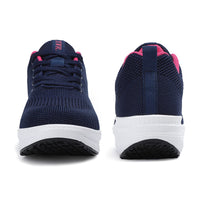 1 x RAW Customer Returns CXWRZB Women s Sneakers Platform with Wedge Heel Sporty Casual Shoes Walking Shoes Blue Navy Red Mesh 37 EU - RRP €40.33