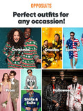 1 x RAW Customer Returns OppoSuits Funny Crazy Suits for Boys 10 - 16 Years Old - Comes with Jacket, Pants and Tie - RRP €64.95