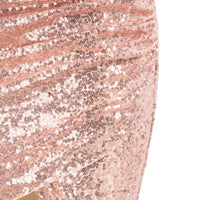 1 x RAW Customer Returns GRACE KARIN Women s Sexy Dress Pink Sequin Solid Color Cocktail Party Formal Dress L - RRP €36.29