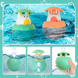 3 x Brand New 2 Eggshell Bathtub Toy Sprinkler Toy, Baby Bathroom Floating Sprinkler Toy Rabbit Water Spray Toy, Bathtub Toy, for Children 1-4 Years Old - RRP €57.6