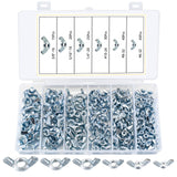 17 x Brand New 175 pieces wing nuts assortment set, butterfly wing nuts, standard SAE steel butterfly nut kit for DIY tools electronic devices wing screws - 3 8, 5 16, 1 4 10 8 6 - RRP €136.85