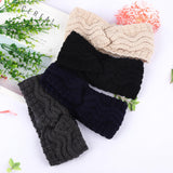 1 x Brand New Warm Hair Accessories 4PCS Padded Winter Wool Hairband, Knitted Headband, Acrylic Solid Color Sports Earmuffs, Ear Warmer Hair Accessories for Girls Women 182-Q1  - RRP €18.0