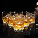 4 x Brand New KANARS Whiskey Glasses Set, Lead-Free Crystal Whiskey Glass, Unique Gift Ideas for Dad Boyfriend Husband Grandpa, Stylish Gift Box, Set of 6 Mixed 3 Styles, 300 ml - RRP €180.96