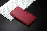 1 x Brand New GIOPUEY Case Compatible with Xiaomi Redmi Note 11S 5G, Leather Wallet Case Cover, 3 Card Slots Stand Function - Red - RRP €10.8