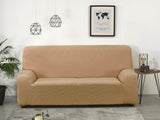 1 x RAW Customer Returns LAN LAN - Sofa Cover, 3 Seater, Elastic and Adjustable Sofa Cover, Comfortable and Washable Protector, Sofa Protector to Prevent Child Stains or Pet Hair Khaki  - RRP €27.76