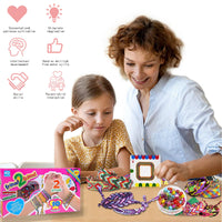 1 x RAW Customer Returns WIRSHO DIY Friendship Bracelets for Kids, Girls Friendship Bracelet Craft Set for Children from 8 Years, Jewelry Making Braiding Set for DIY Arts and Crafts - Birthday Gift - RRP €10.66